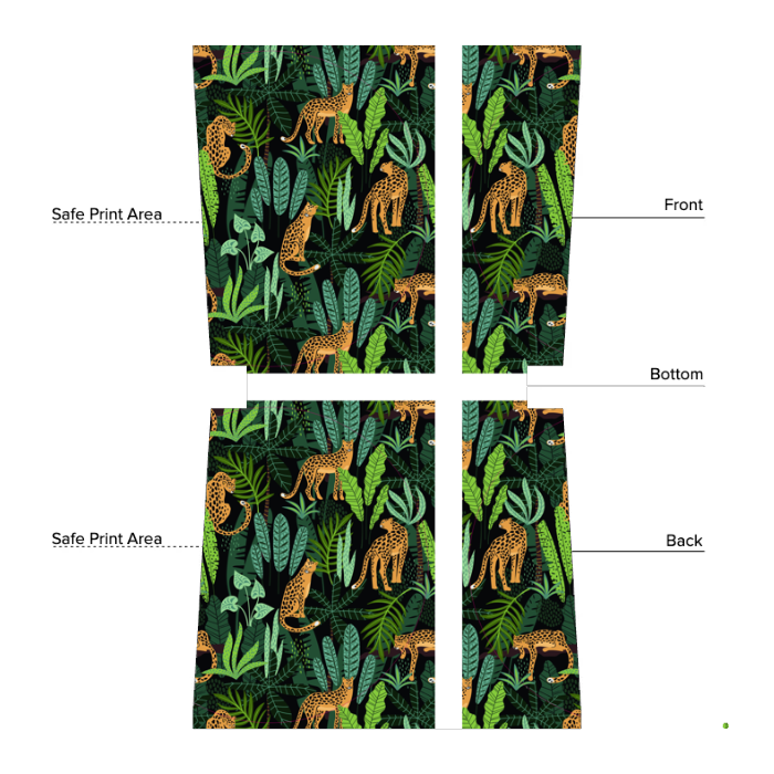 All-Over Print Large Tote Bag w/ Pocket